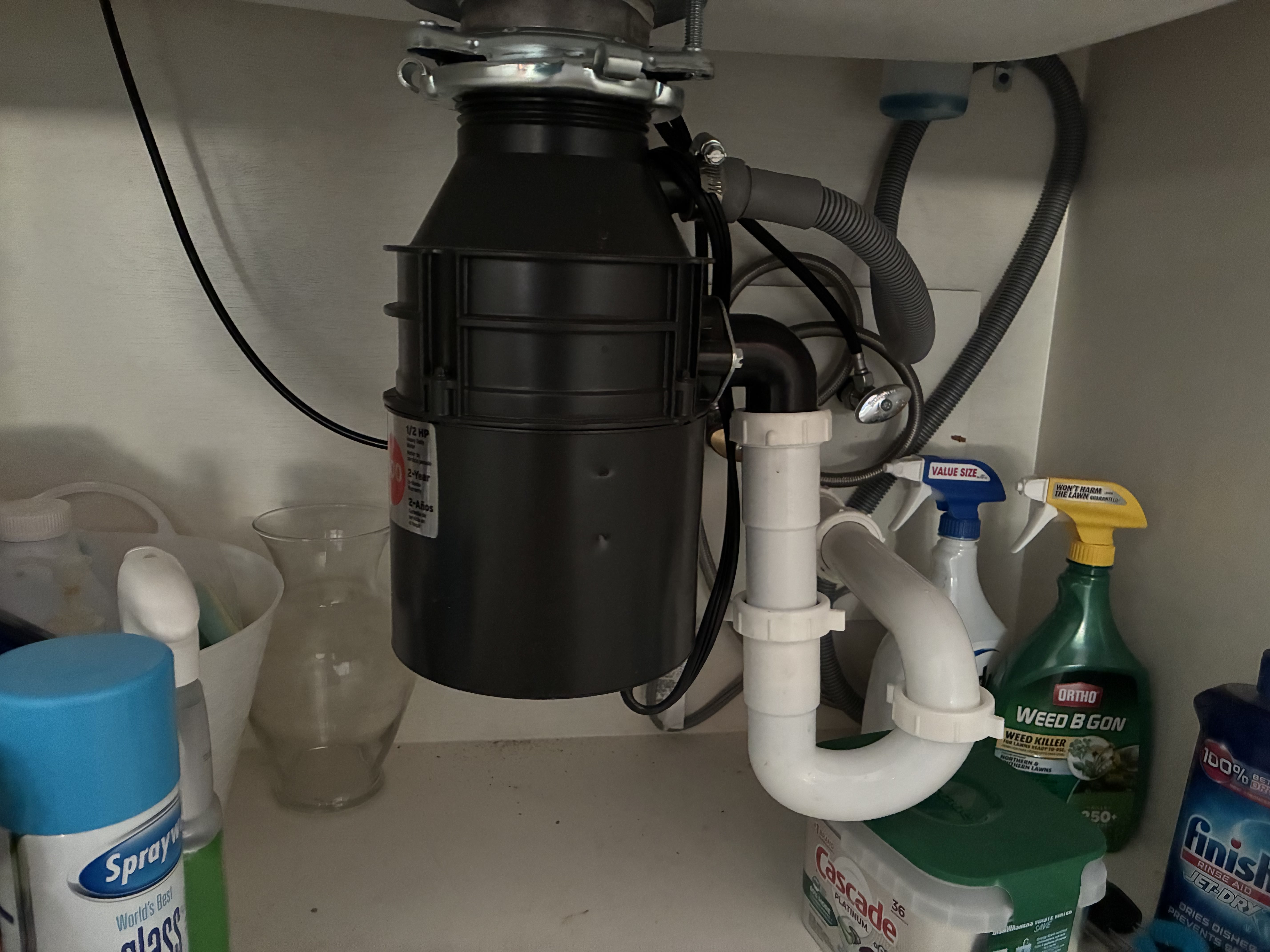 Garbage disposal replacement work
