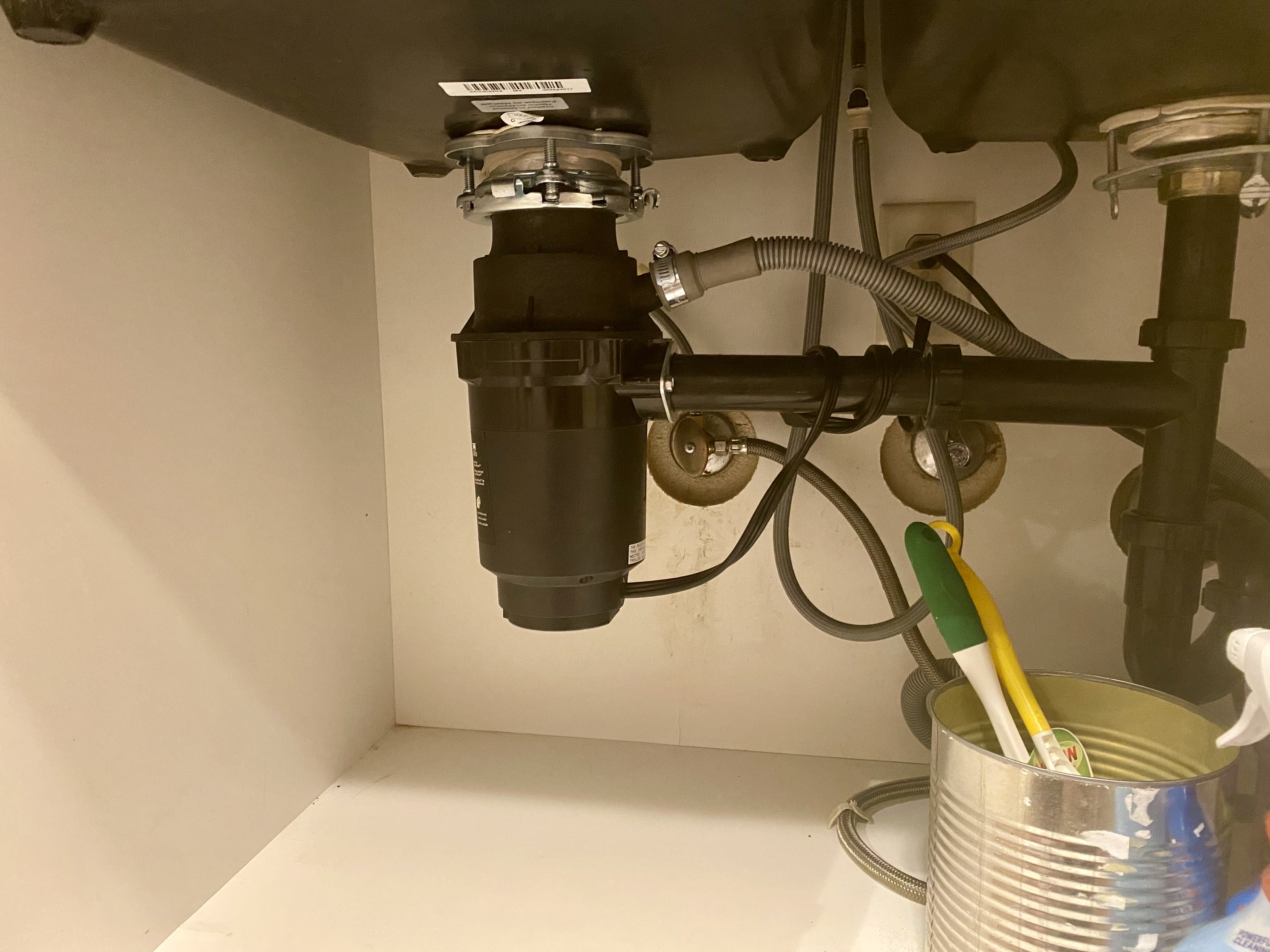 Garbage disposal replacement work
