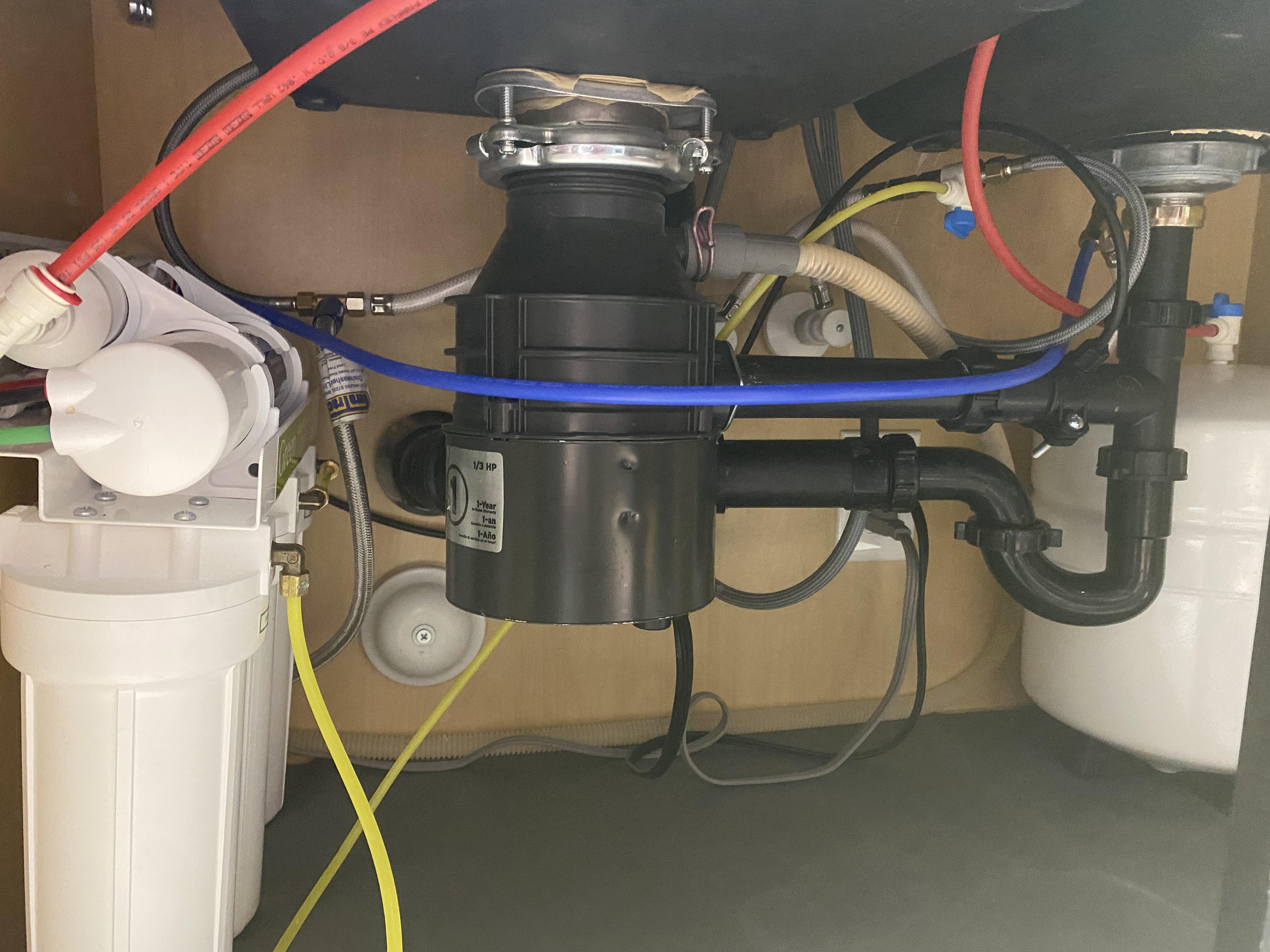 Garbage disposal service work